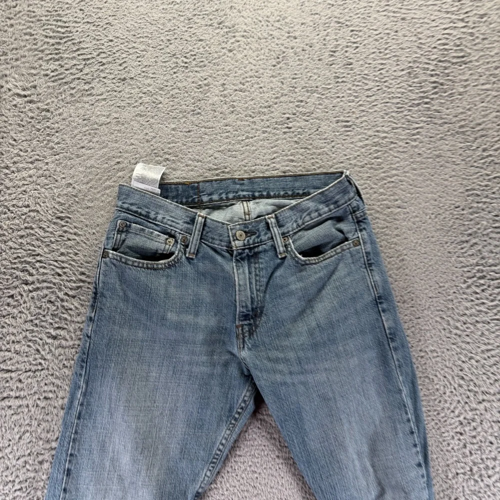 Levi's 514 Jeans Mens 29x30 Blue Cotton Denim Straight Faded Travel Workwear